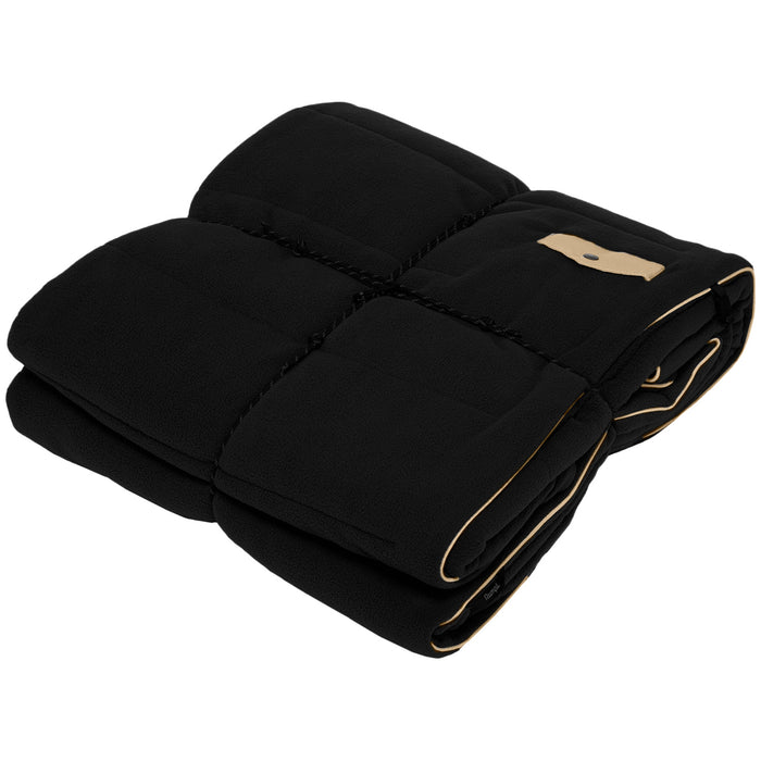 Rumpl Polar Puffy Fleece Blanket Black/Cardiff