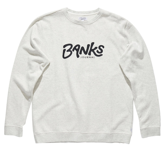 Banks Outro Crewneck Fleece Off White