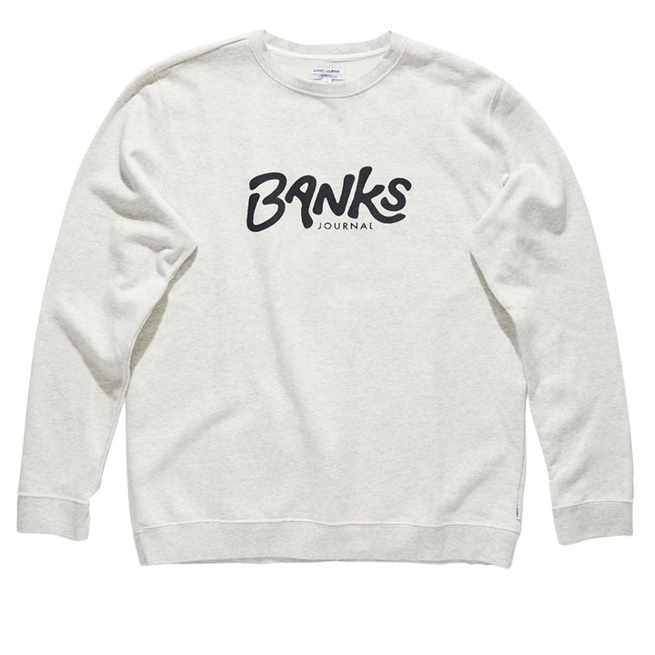 Banks Outro Crewneck Fleece Off White