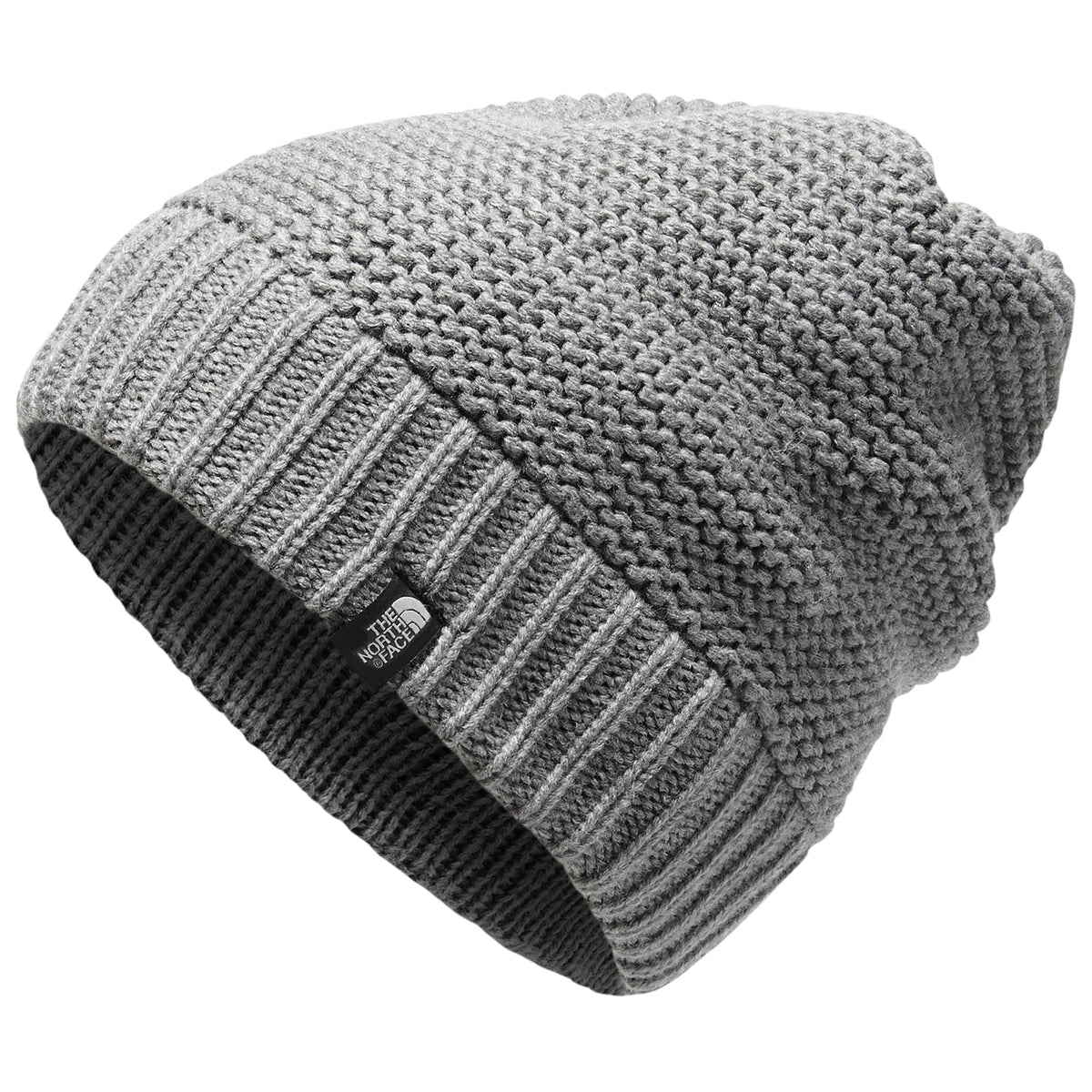 The North Face Purrl Stitch Beanie - Women's TNF Medium Grey Heather