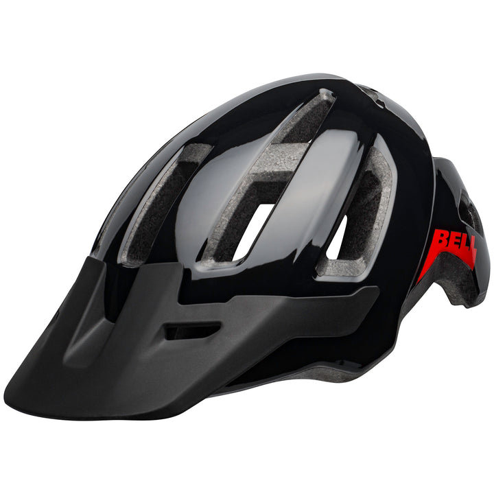 Bell Nomad Jr MIPS Bike Helmet - Kids' Gloss Black/Crimson