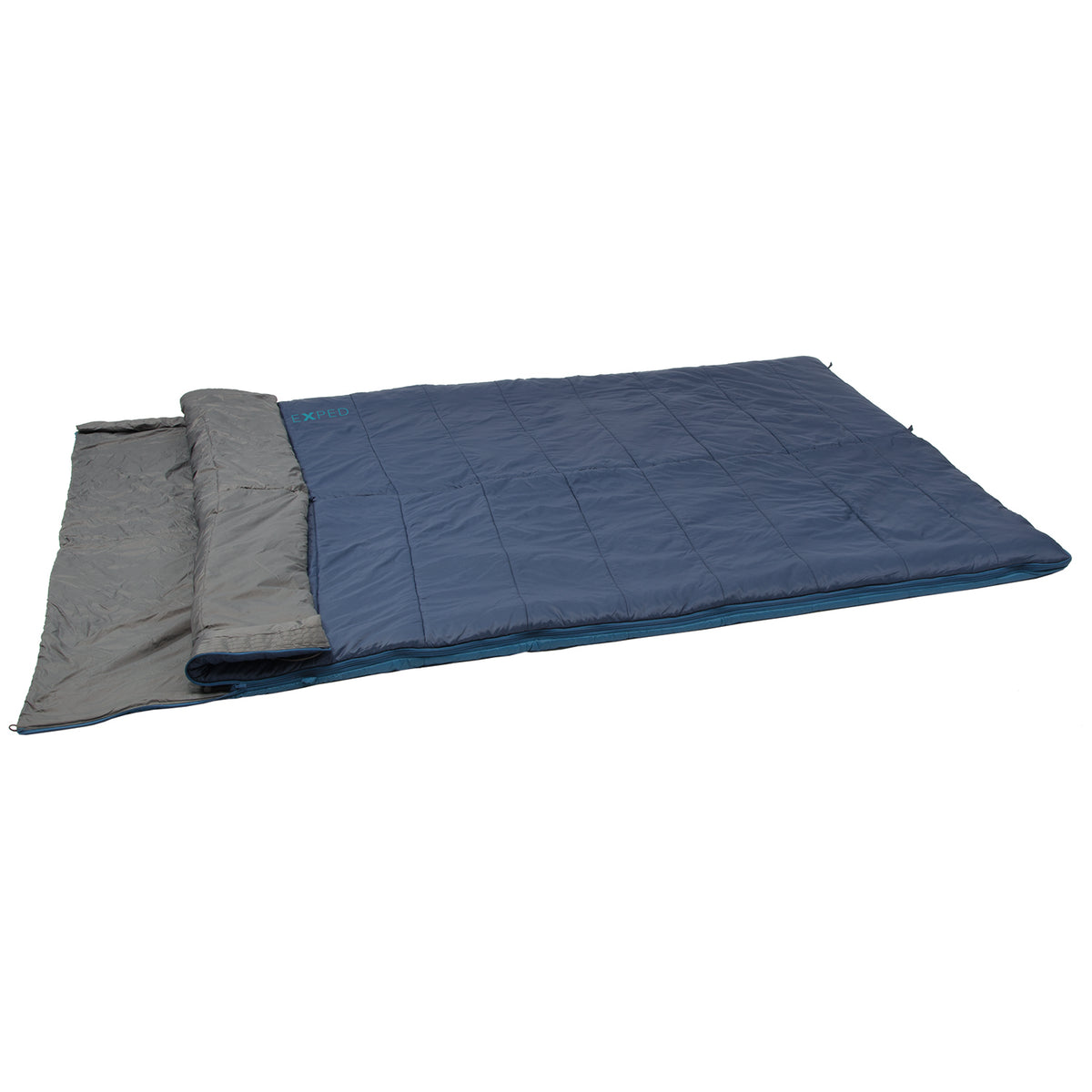 EXPED MegaSleep Duo 25 Sleeping Bag Blue/Grey