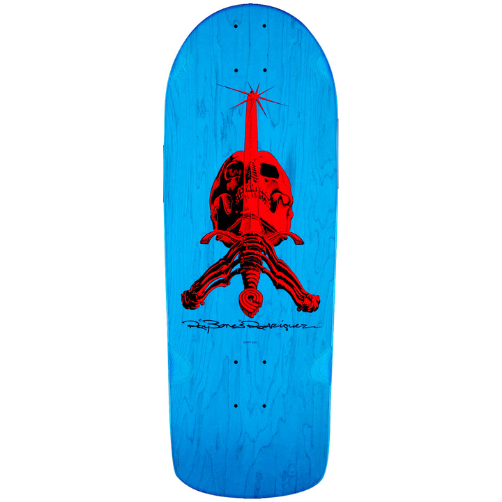Powell Peralta OG Rodriguez Skull and Sword Snub 9.97 Skateboard Deck