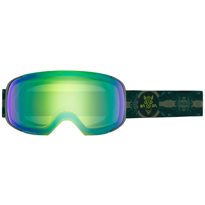 Anon M2 MFI Asian Fit Goggles Deer Mtn/Sonar Green + Sonar Smoke
