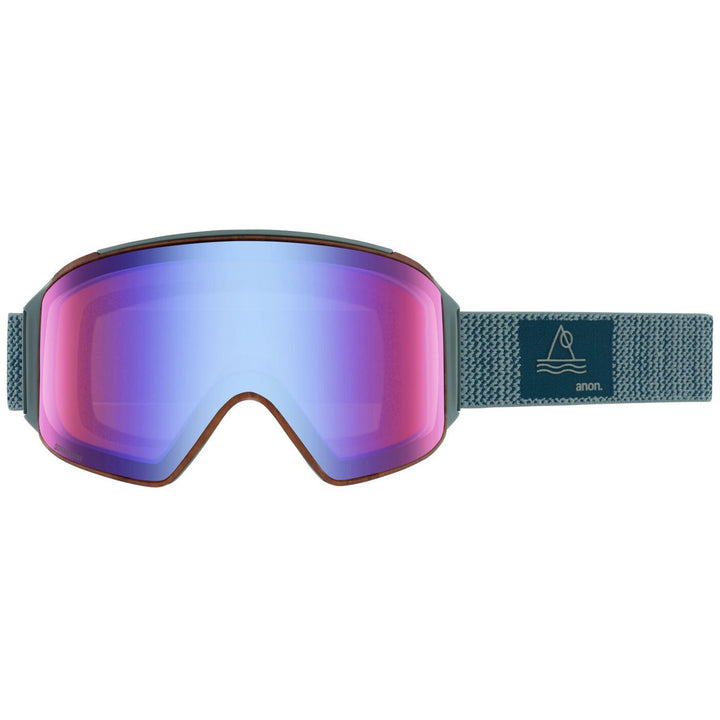 Anon M4 Cylindrical Low Bridge Fit Goggles Lay Back/Sonar Blue + Sonar Silver
