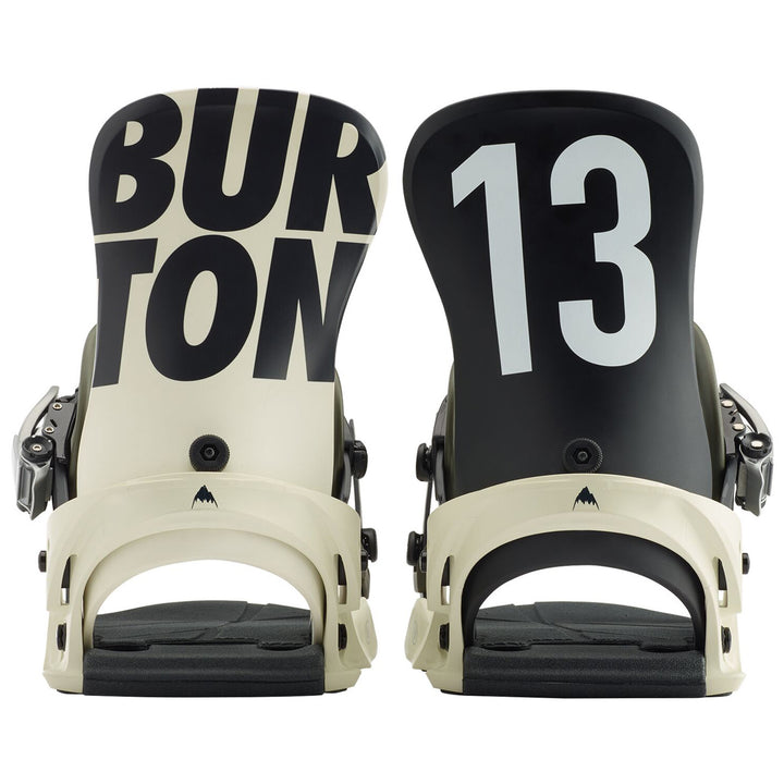 Burton Mission Snowboard Bindings 2020 Off White/Black