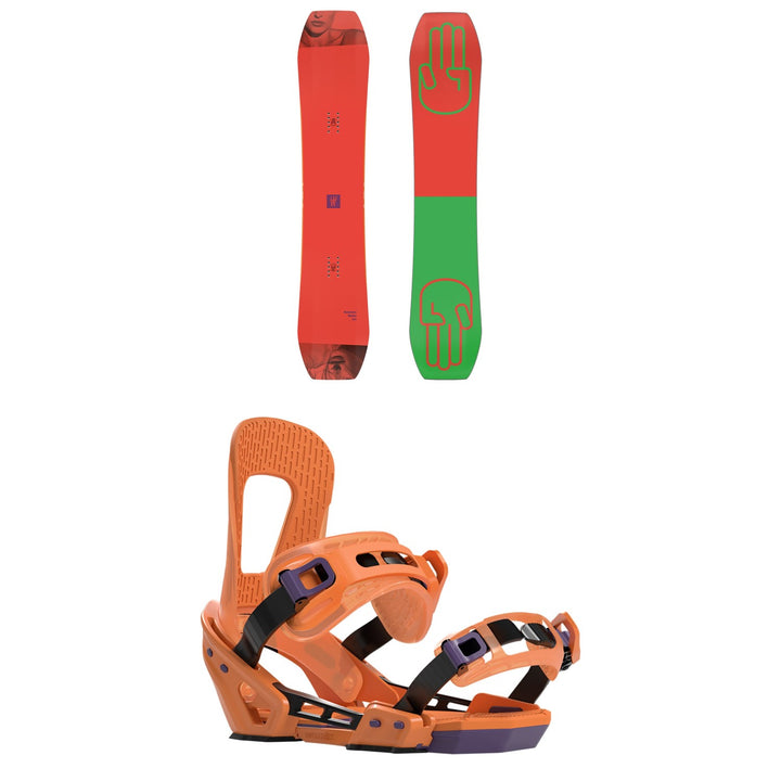 Bataleon Wallie Snowboard + Switchback Smith Snowboard Bindings 2020