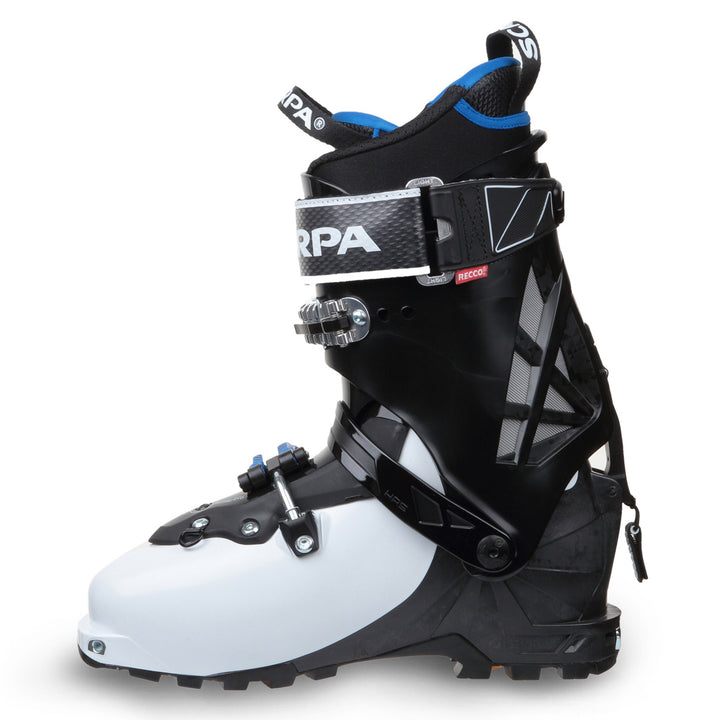 Scarpa Maestrale RS Alpine Touring Ski Boots 2021 White/Black/Blue