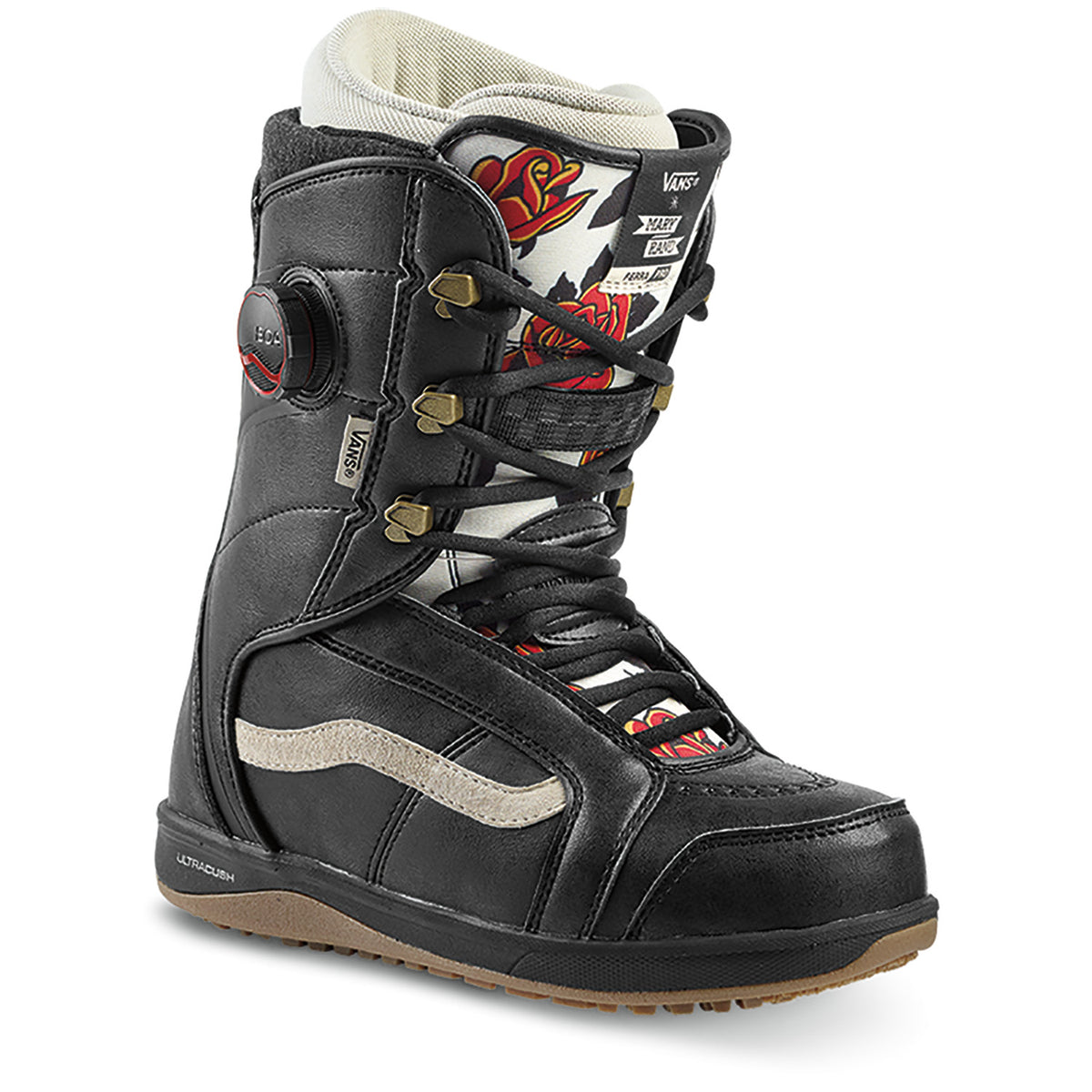 Vans Ferra Pro Snowboard Boots - Women's 2020 (Mary Rand) Black/Marshmallow