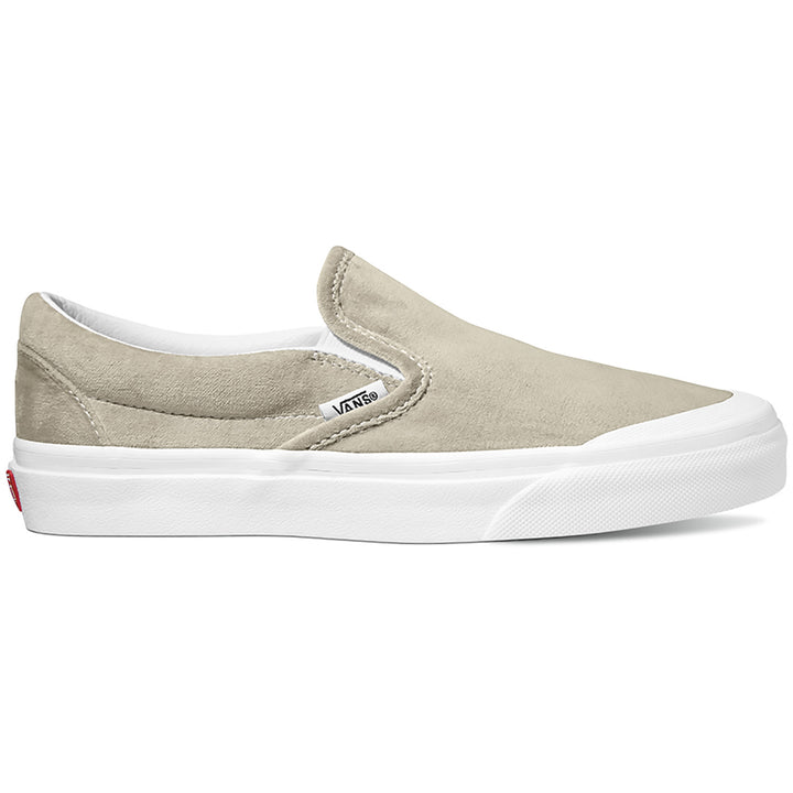 Vans Classic Slip-On TC Shoes - Women's (Velvet) Grey/True White