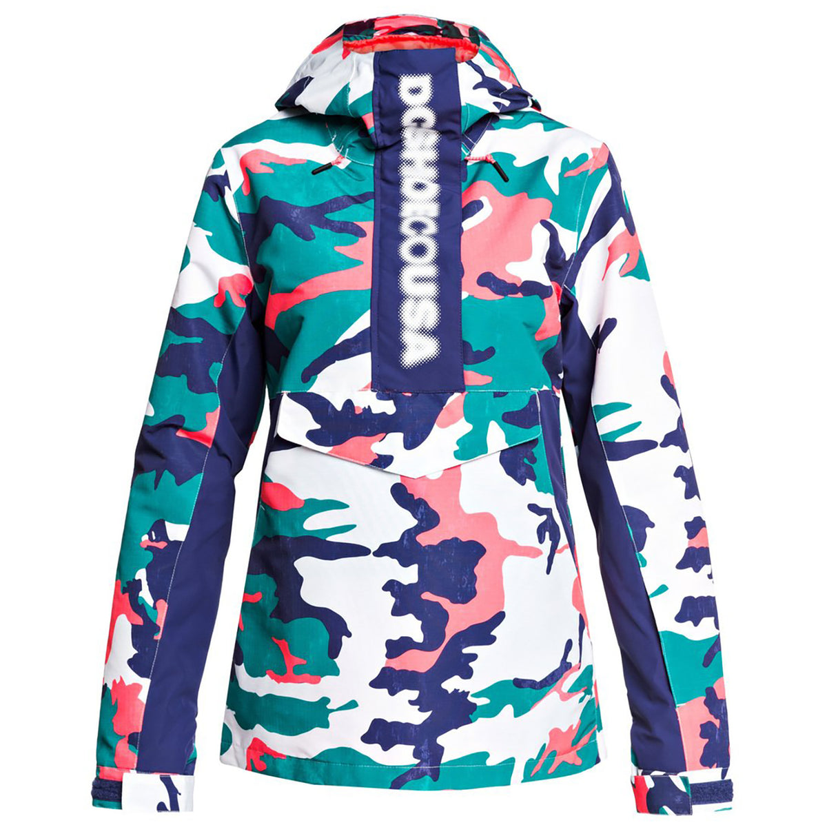 DC Envy Anorak - Women's Blue Grass Wmn Vintage Camo