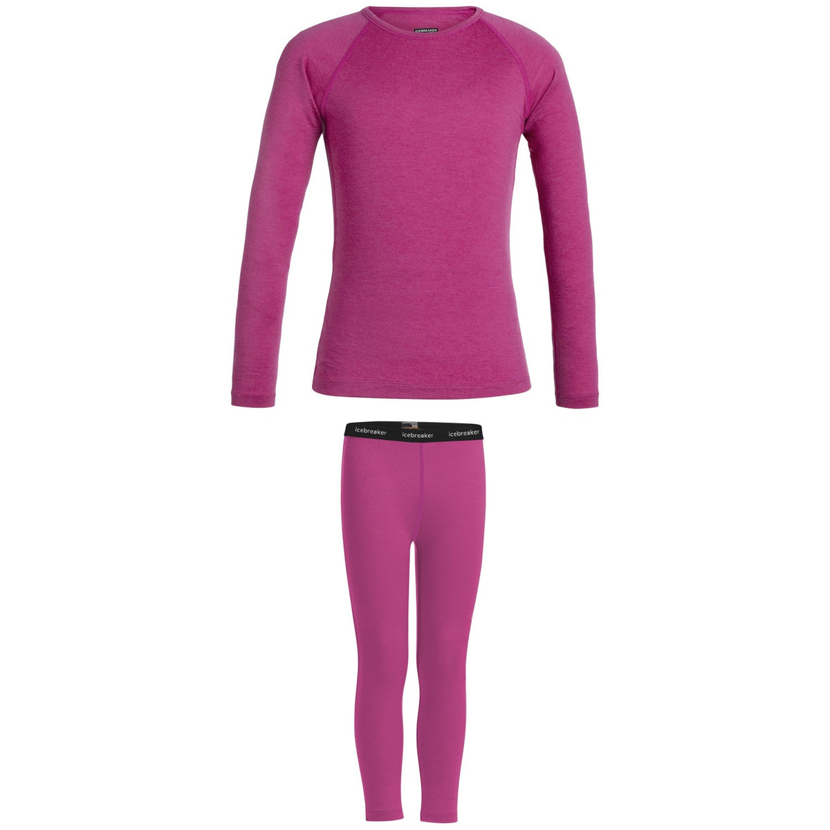 Icebreaker 200 Oasis Long Sleeve Crew + Oasis Leggings - Kids' 2020