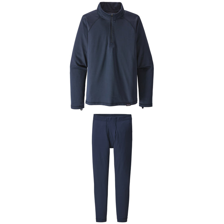 Patagonia Capilene®  Heavyweight Zip-Neck Top - Girls' + Patagonia Capilene Pants - Kids'
