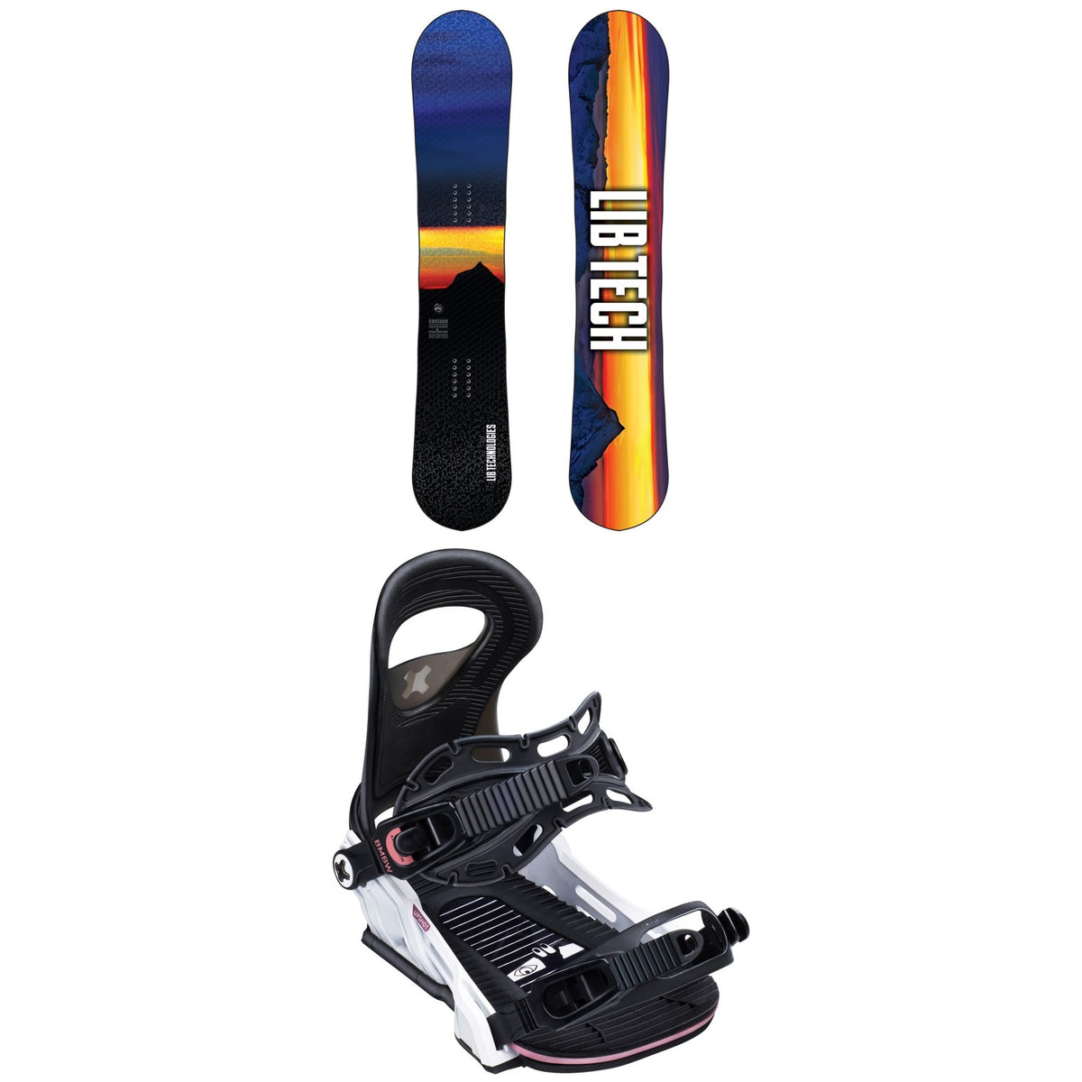 Lib Tech Cortado C2 Snowboard + Bent Metal Upshot Snowboard Bindings - Women's 2020