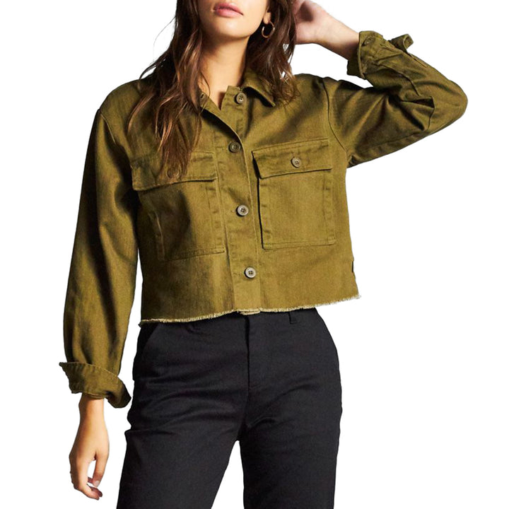 Brixton Abbott Overshirt - Women's Olive