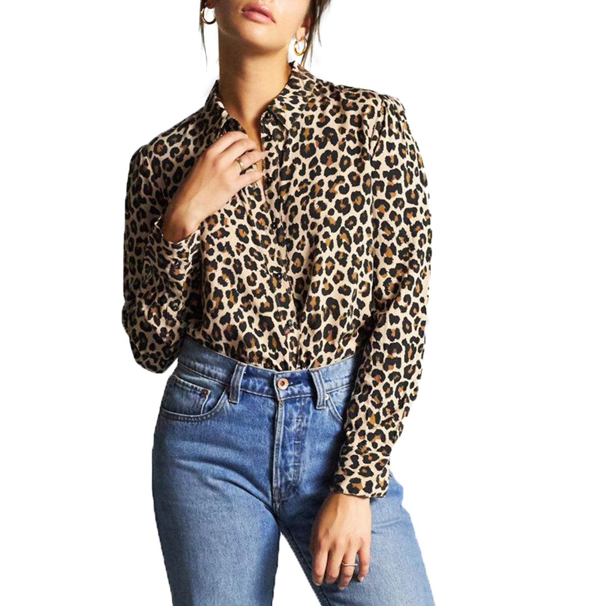 Brixton Kate Shirt - Women's Leopard