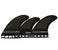 Futures F8 Honeycomb Large Five Fin Set Gray/Black