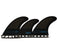 Futures F4 Honeycomb Small Five Fin Set Gray/Black