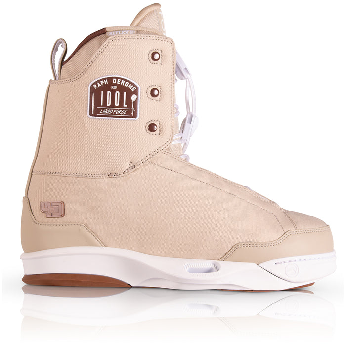 Liquid Force Idol 4D Wakeboard Bindings 2020 Khaki Side View