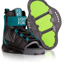 Liquid Force Rant Wakeboard Bindings - Big Boys' 2021 Black::Black