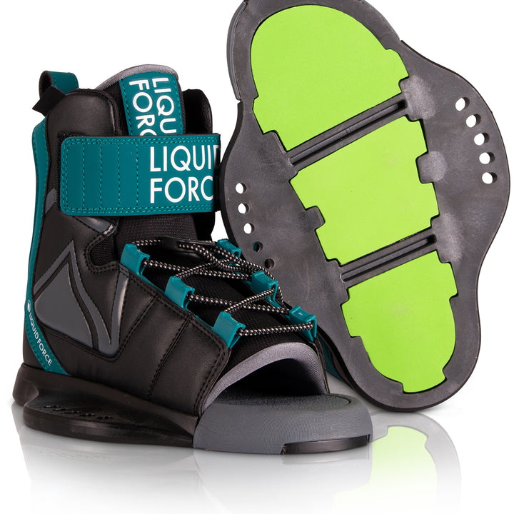 Liquid Force Rant Wakeboard Bindings - Big Boys' 2021 Black