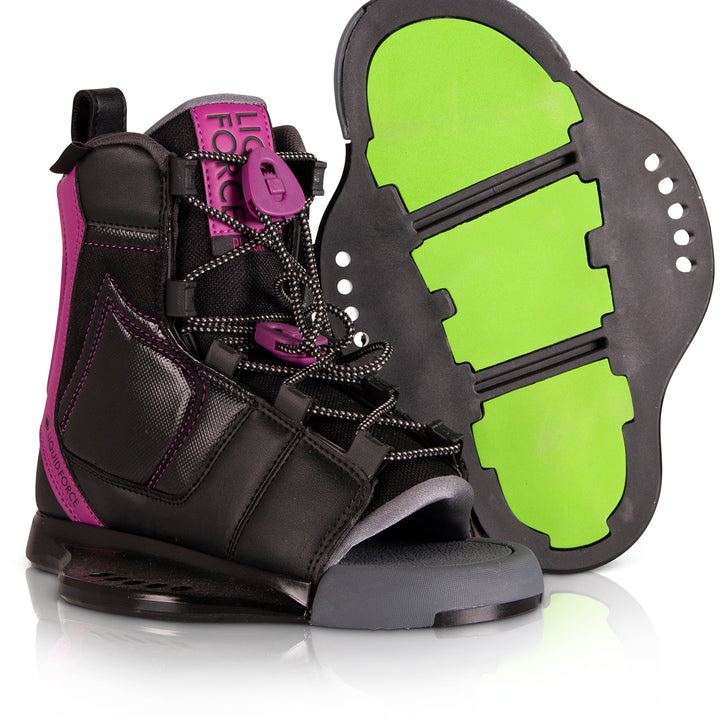 Liquid Force Plush Wakeboard Bindings - Women's 2021 Black