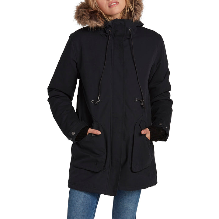 Volcom Less Is More Parka Jacket - Women's Black
