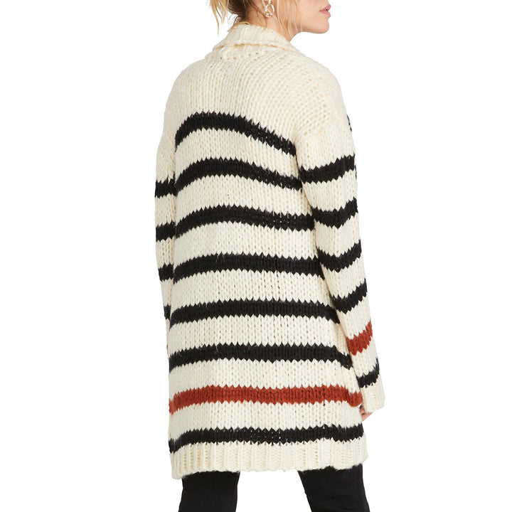 Volcom The Big Cozy Cardigan Sweater - Women's Star White
