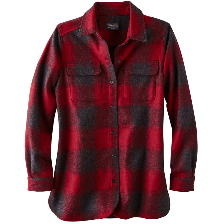 Pendleton Board Shirt - Women's Red/Black Buffalo Check