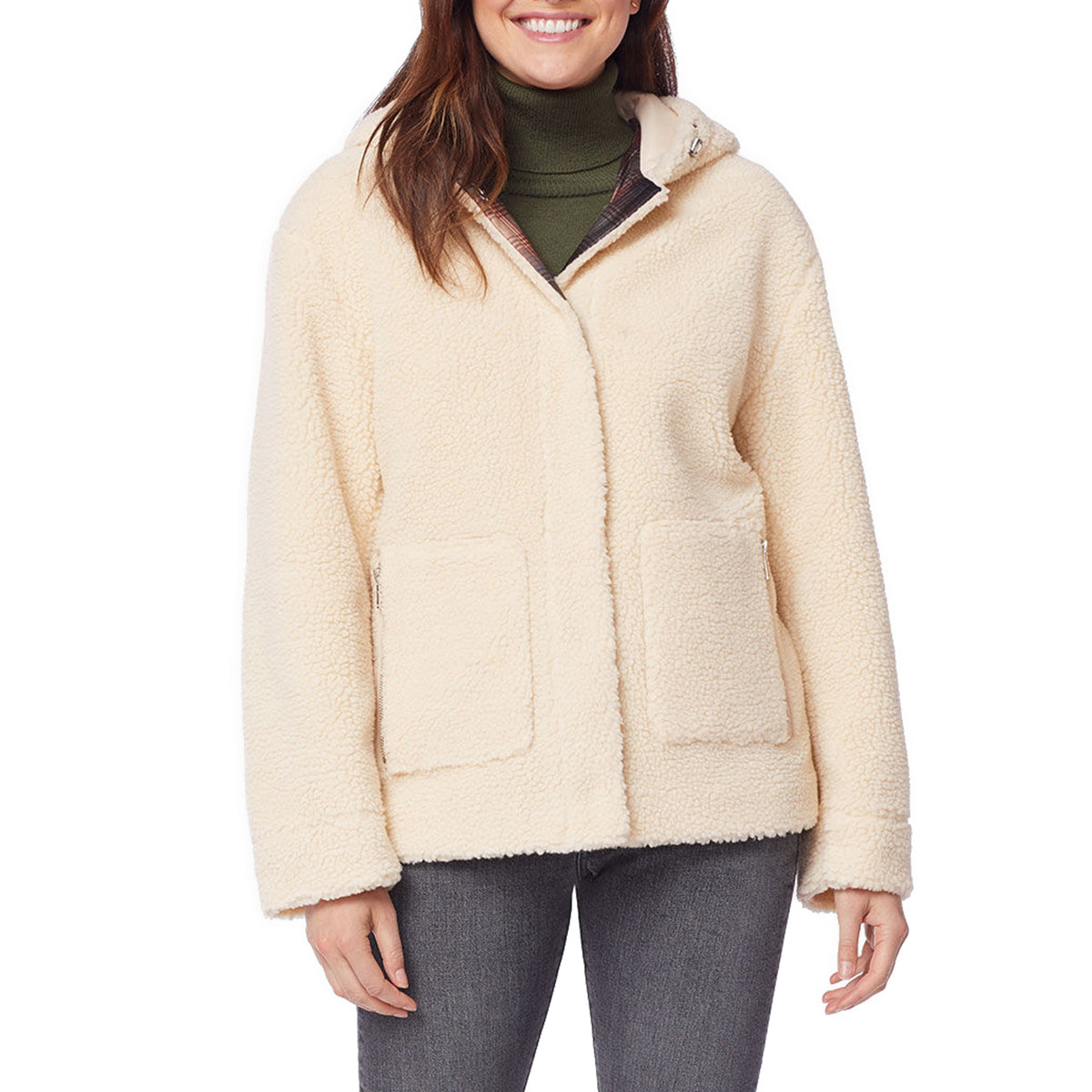 Pendleton Berber Fleece Hooded Jacket - Women's Natural