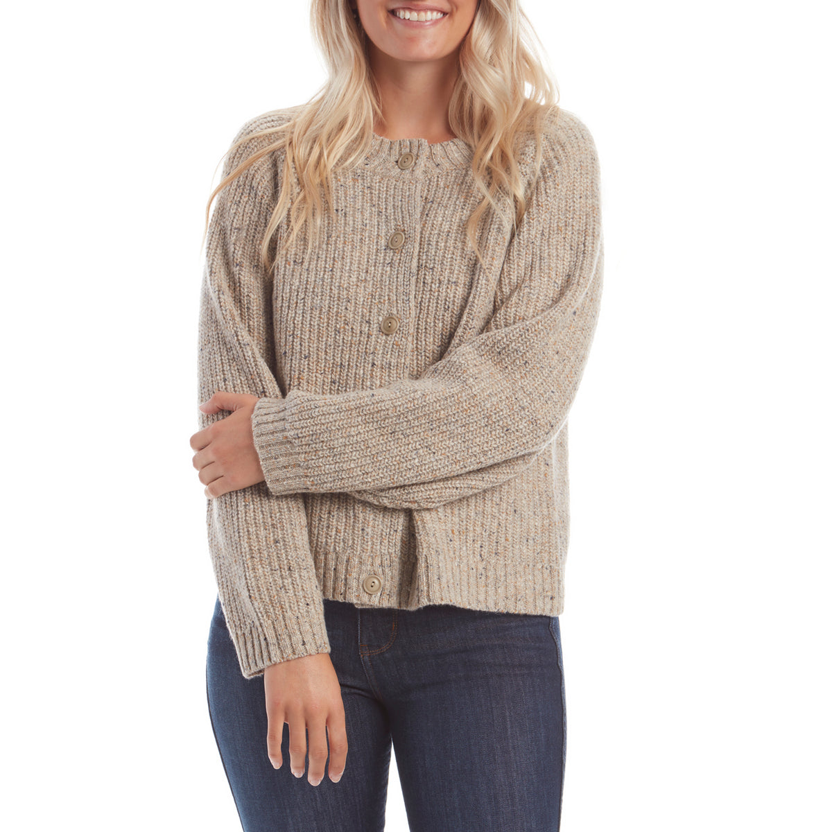 Mollusk Amelia Cardigan Sweater - Women's Oatcake