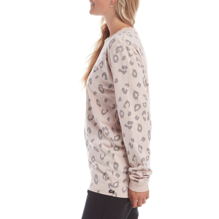 Obey Clothing Printed Long-Sleeve T-Shirt - Women's Rose Leo