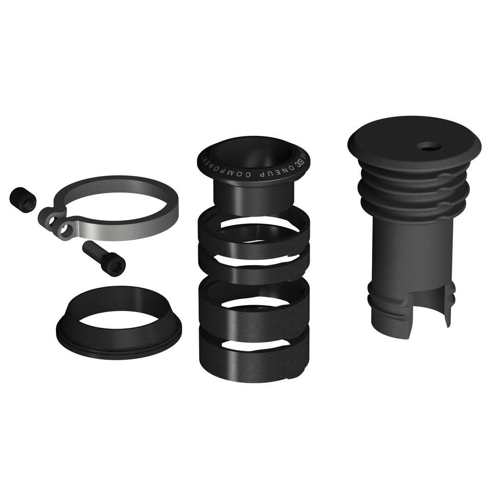 OneUp Components EDC Stem Cap and Preload Kit Black