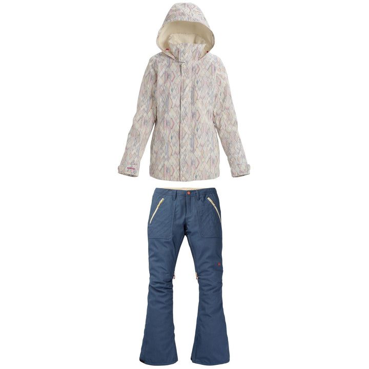 Burton Jet Set Jacket + Burton Vida Stretch Denim Pants - Women's