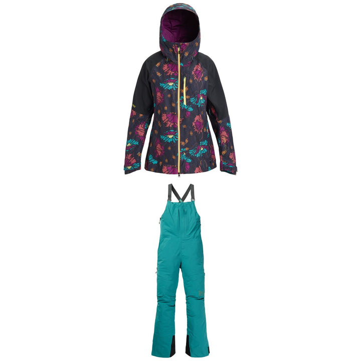 Burton AK 2L GORE-TEX Upshift Jacket + Burton AK 2L GORE-TEX Kimmy Bib Pants - Women's