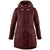 Fjallraven Singi Wool Padded Parka - Women's Dark Garnet