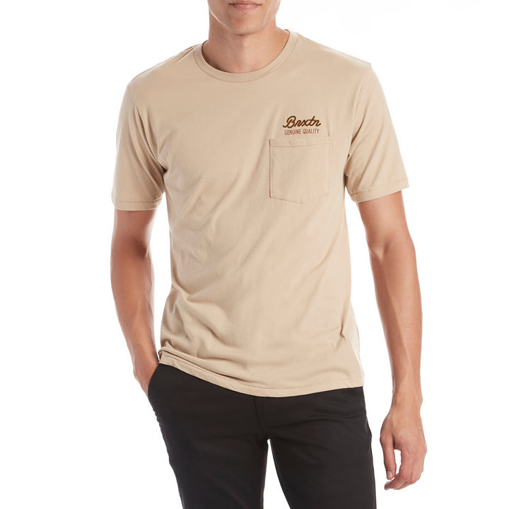 Brixton Spring Pocket T-Shirt Vanilla