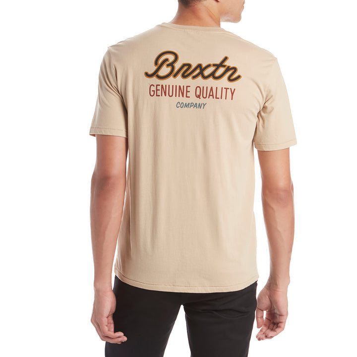 Brixton Spring Pocket T-Shirt Vanilla