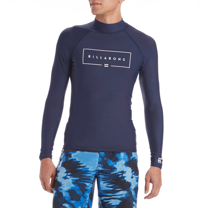 Billabong Union Performance Fit Long Sleeve Rashguard Navy