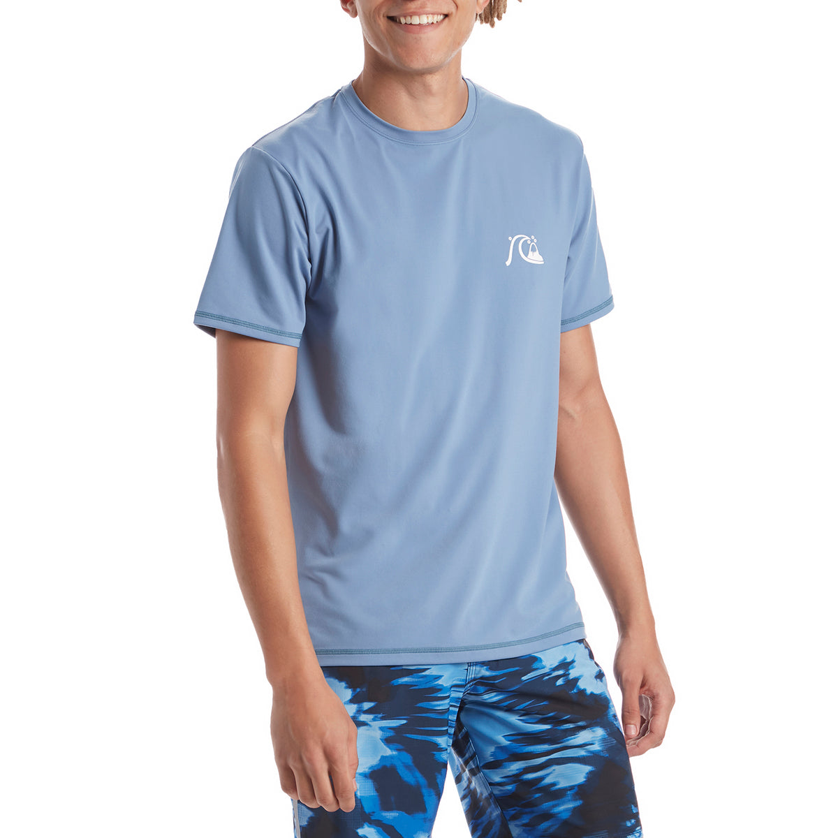 Quiksilver Bubble Logo Short Sleeve Surf Tee Quiet Harbor