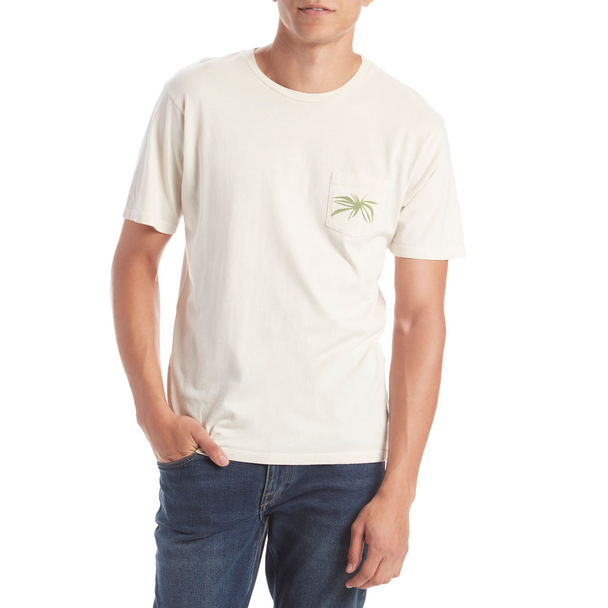 Mollusk Good Earth T-Shirt Natural Front View