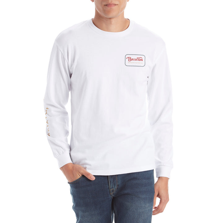 Brixton Grade IV Long-Sleeve T-Shirt White