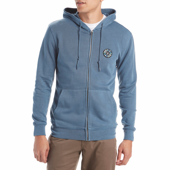 Vissla Solid Sets Zip-Up Sweatshirt Dark Denim