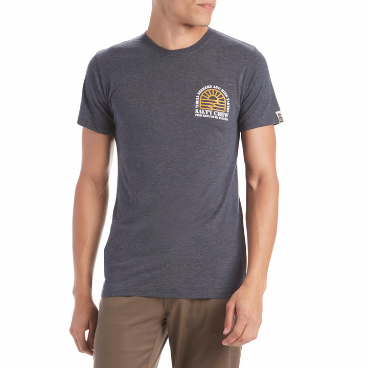 Salty Crew Horizon T-Shirt Navy Heather