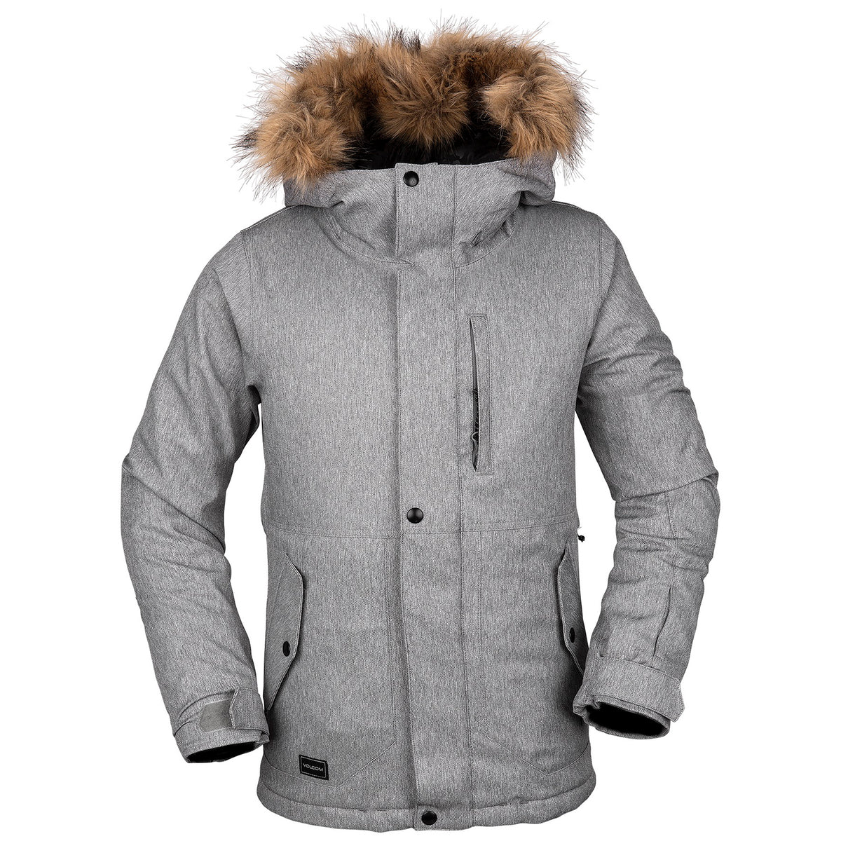 Volcom So Minty Insulated Jacket - Girls' Heather Grey