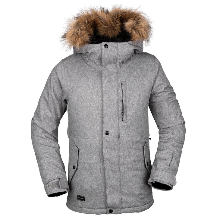 Volcom So Minty Insulated Jacket - Girls' Heather Grey