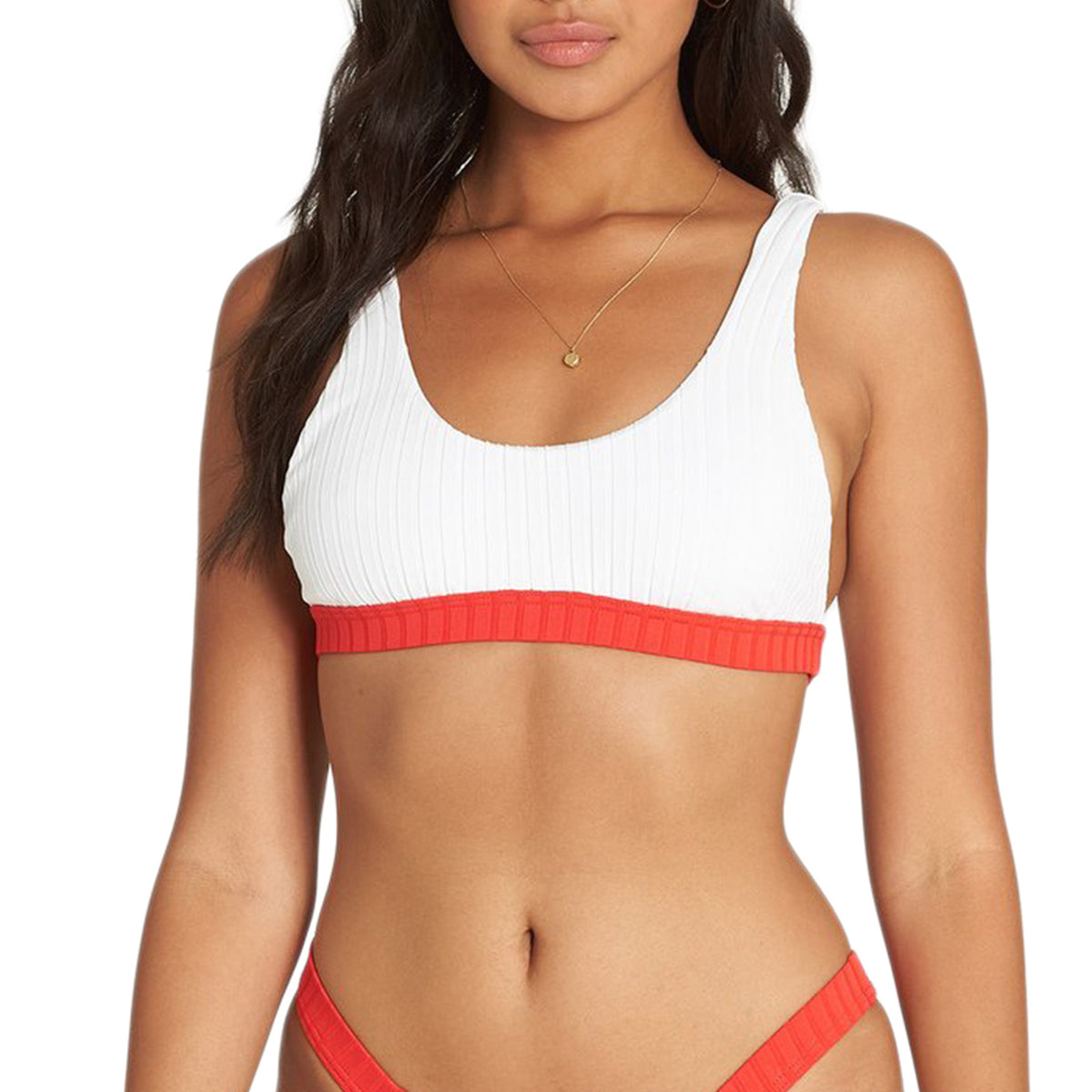 Billabong Sunny Rib Tank Bikini Top - Women's White