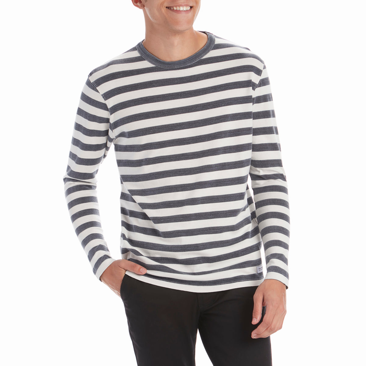 Banks Lochie Fleece Sweater Dirty Denim