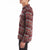 Brixton Archie Long-Sleeve Flannel Shirt Maroon