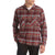 Brixton Archie Long-Sleeve Flannel Shirt Maroon